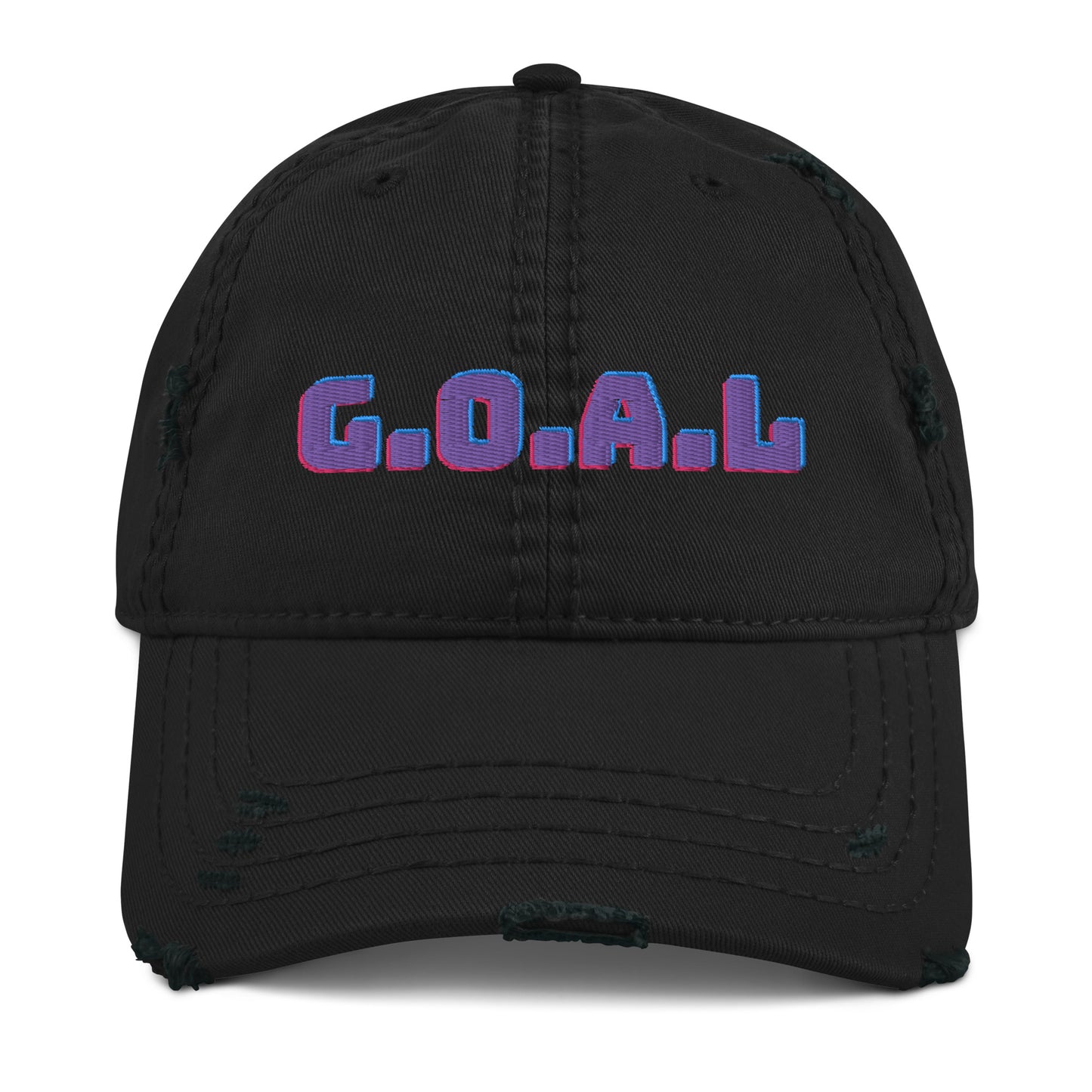 GOAL Distressed Dad Hat - Goals Hat