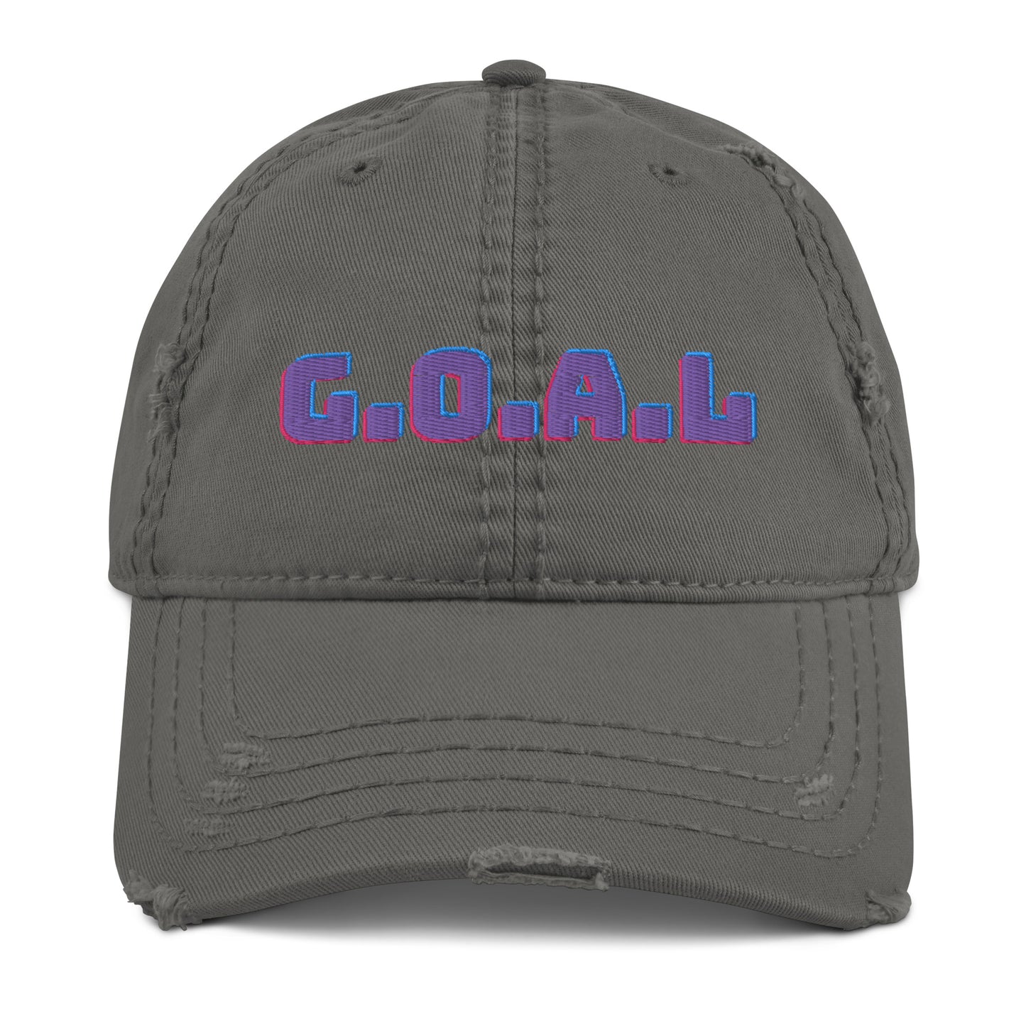 GOAL Distressed Dad Hat - Goals Hat