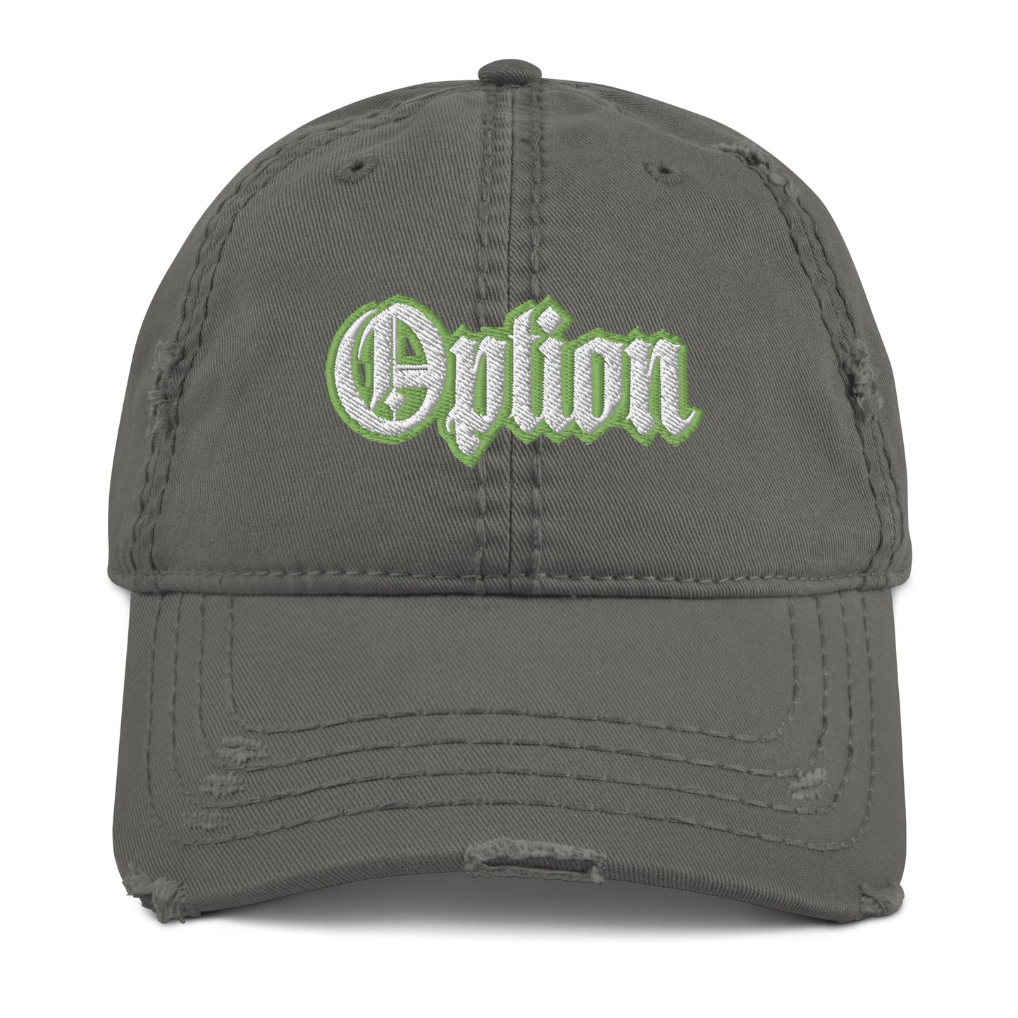 Option Distressed Dad Hat