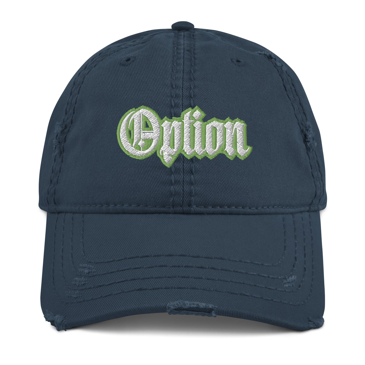 Option Distressed Dad Hat