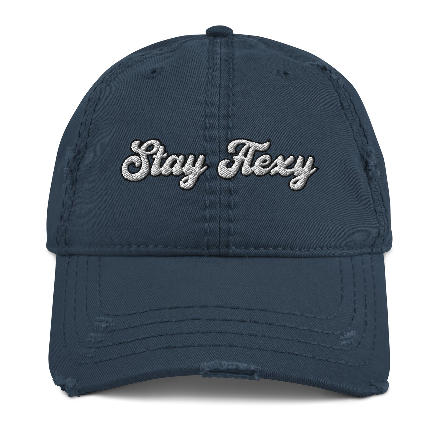 Stay Flexy Distressed Dad Hat - Stay Flexible Hat